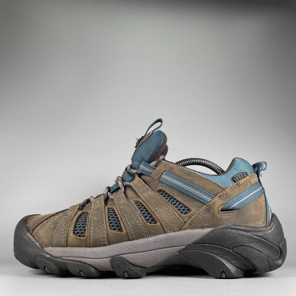 Keen Voyageur Women's Size 9.5 Brown Leather Mesh Low Top Hiking Boots Comfort